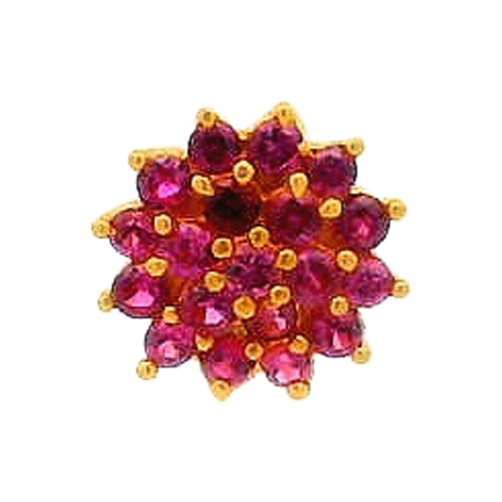 Gemset Nose screw inFiligree/DieGold