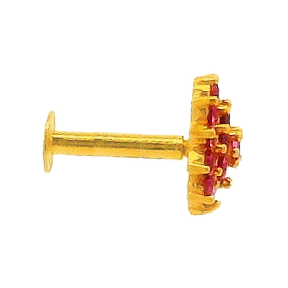 Gemset Nose screw inFiligree/DieGold