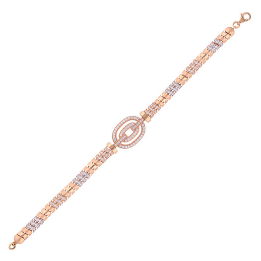 Gemset Golusu Bangle Plain