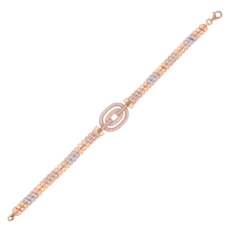 Gemset Golusu Bangle Plain