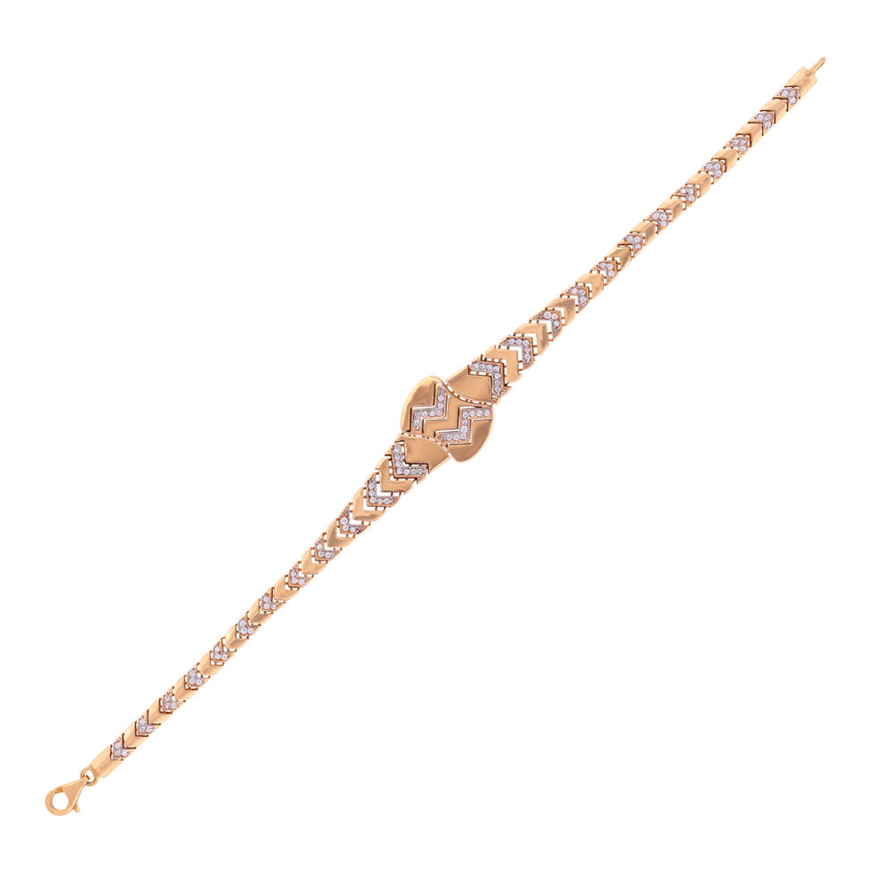 GoldBangle odd Set with Labgrown Diamond