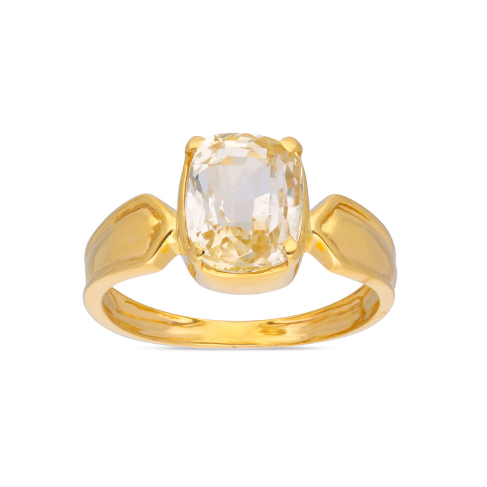 Gemset Gold Gents ring in Casting