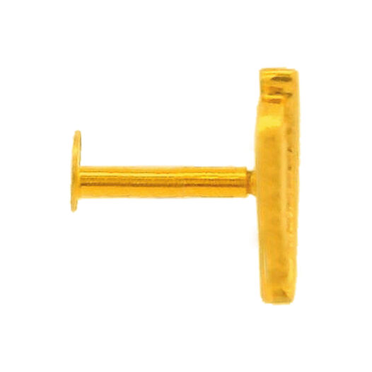 Gemset Nose screw inFiligree/DieGold