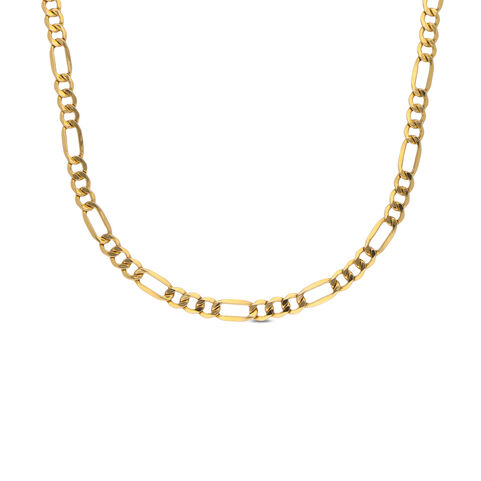 Plain Gold Chain with casting Motifs