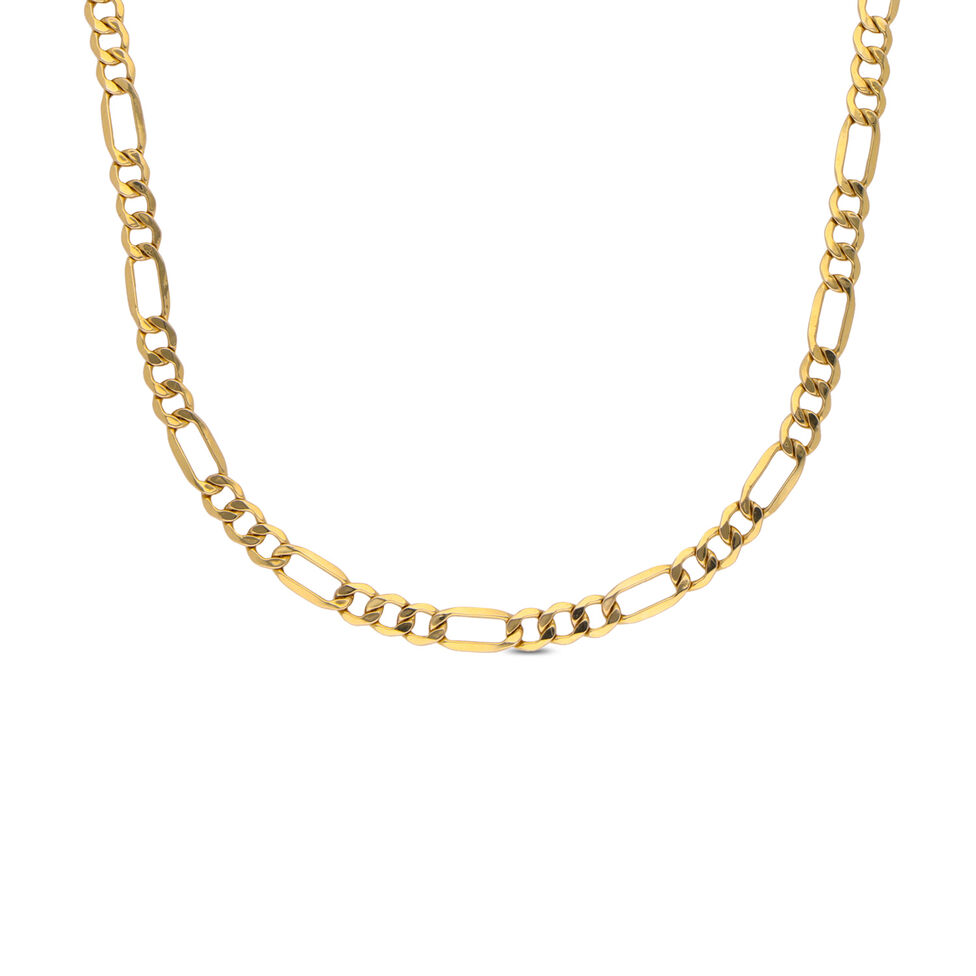 Plain Gold Chain with casting Motifs