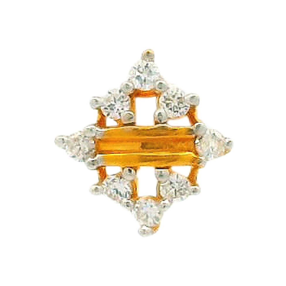 Nose Pin Filigree/Die/g. bead w/wo gems