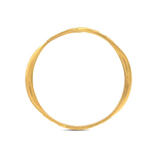 Gold Bangle Pair Bombay Patti design