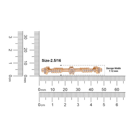 Diamond Bangles in Step Pattern