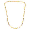 Plain Gold Chain with casting Motifs