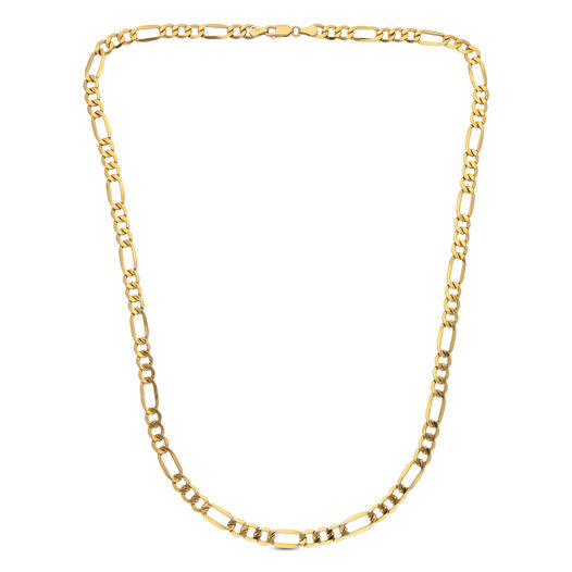Plain Gold Chain with casting Motifs