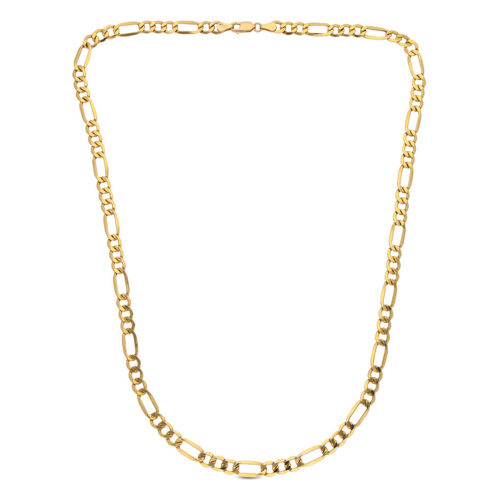 Plain Gold Chain with casting Motifs