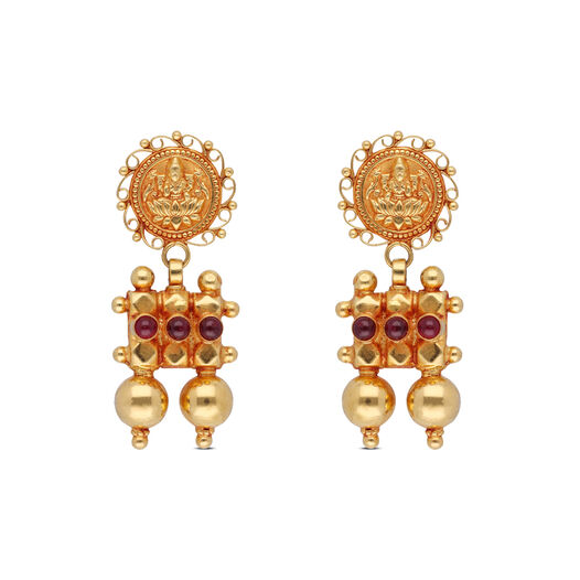 Plain Gold Eardrop Filigre/Die withMatil