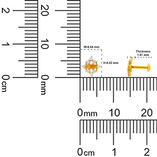 Nose Pin Filigree/Die/g. bead w/wo gems