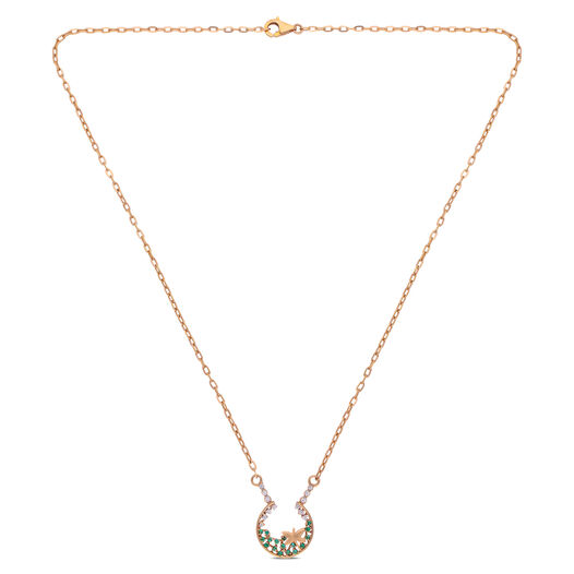 Plain Gold Extender Rings pattern chain