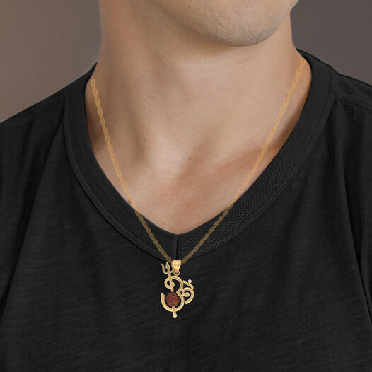 Plain Gold Pendant in casting