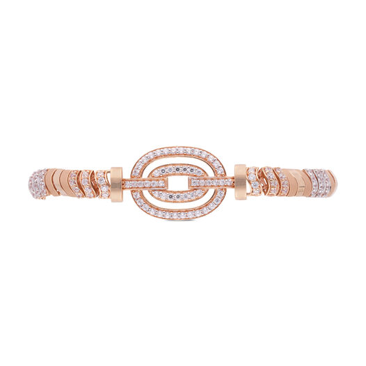 Gemset Golusu Bangle Plain