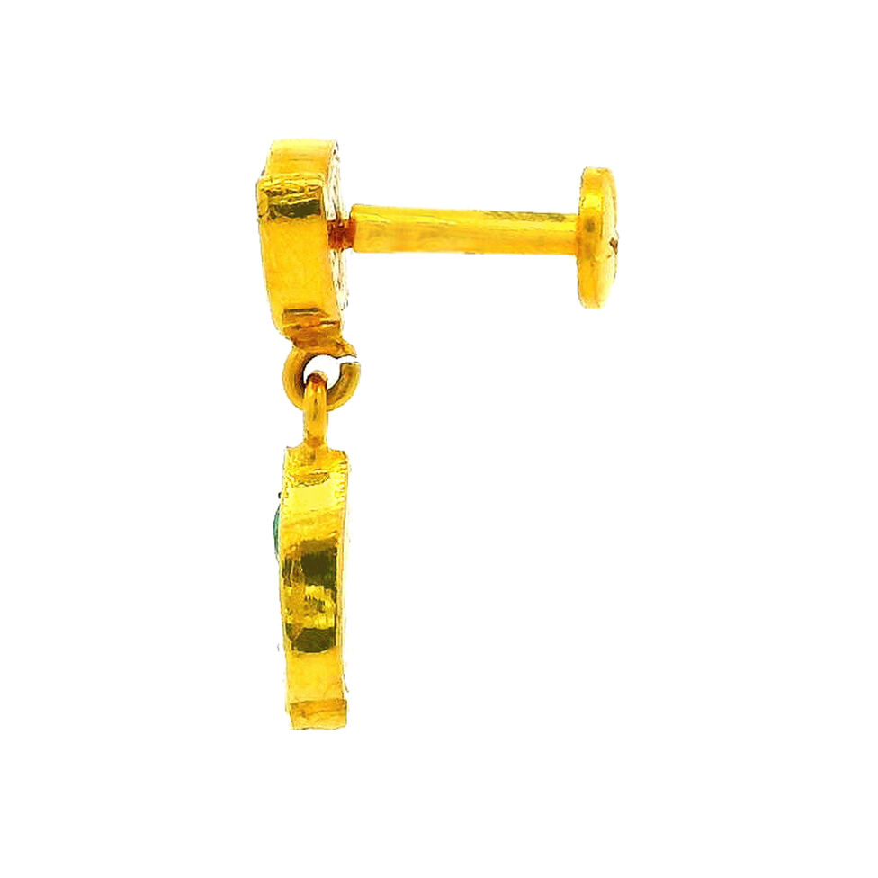 Nose Pin Filigree/Die/g. bead w/wo gems