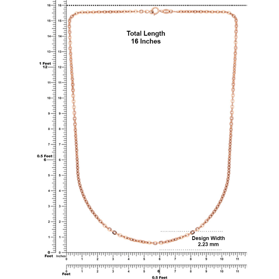 Plain Gold Chain with casting Motifs