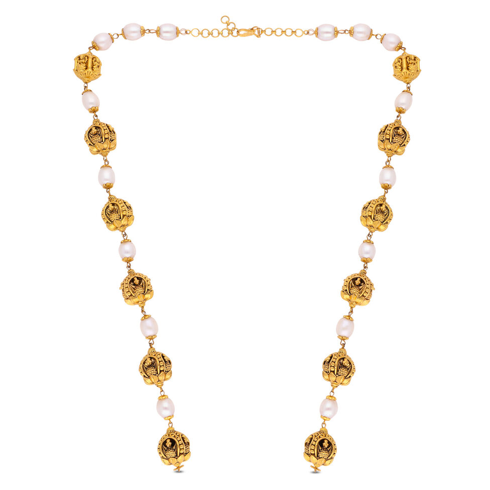 Plain Gold Extender Rings pattern chain