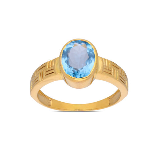 Gemset Gold Gents ring in Casting