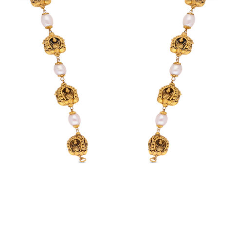 Plain Gold Extender Rings pattern chain