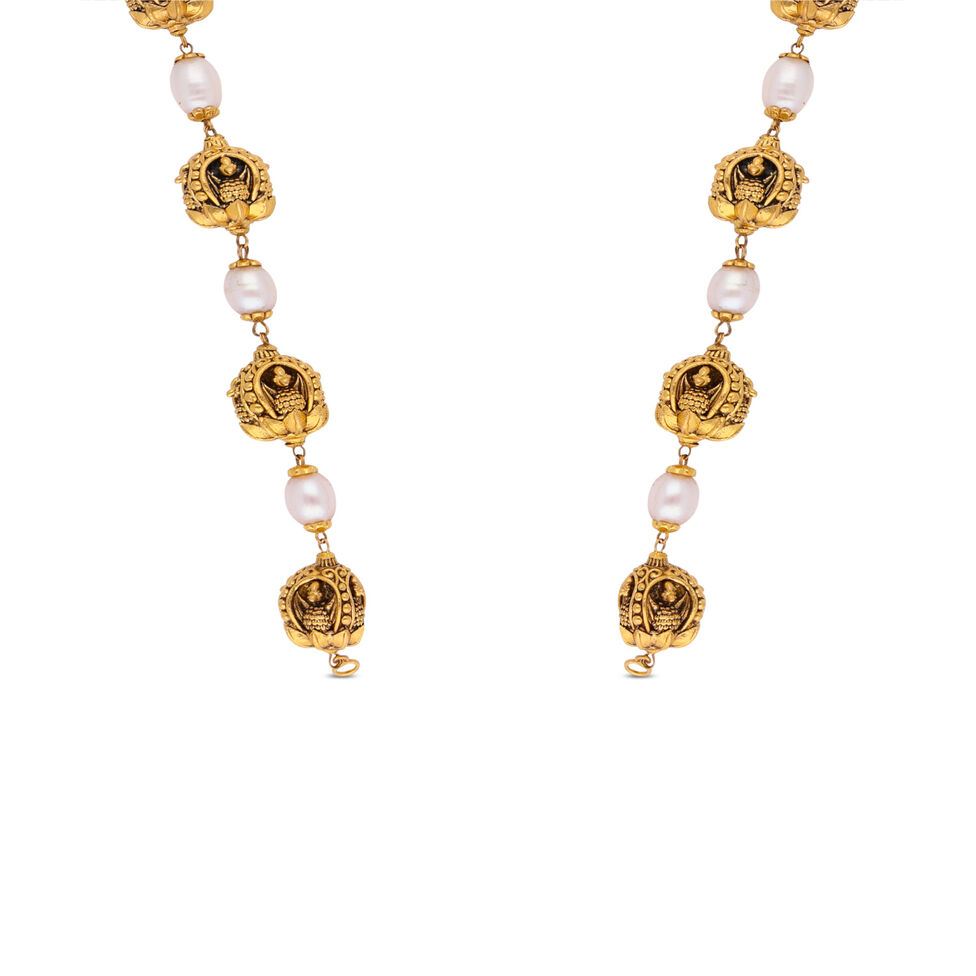 Plain Gold Extender Rings pattern chain