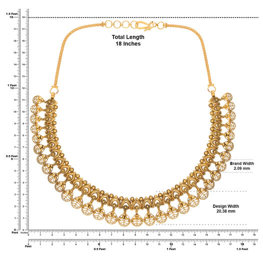 GoldNecklace inbeads/'Jomala ' Design