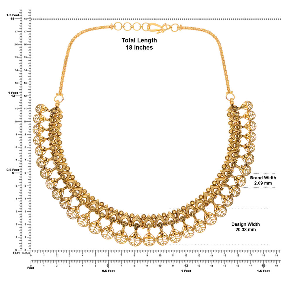 GoldNecklace inbeads/'Jomala ' Design