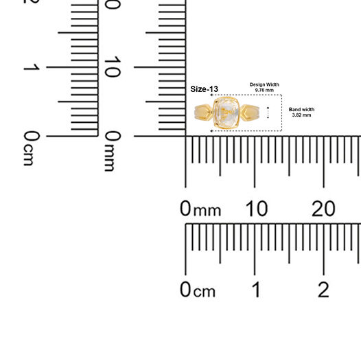 Gemset Gold Gents ring in Casting