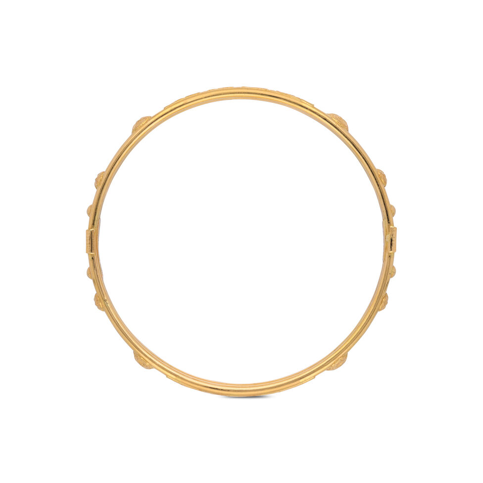 Gemset Bangle pair in Casting Design