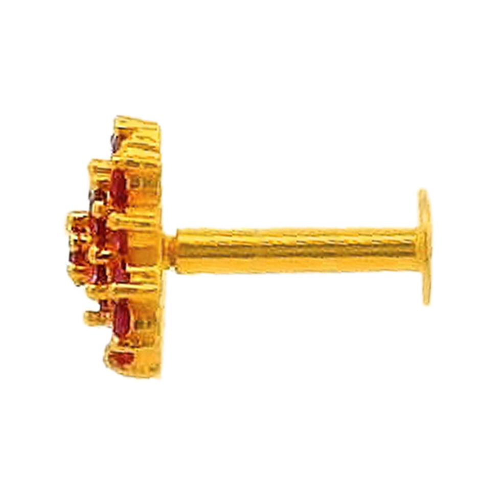 Gemset Nose screw inFiligree/DieGold