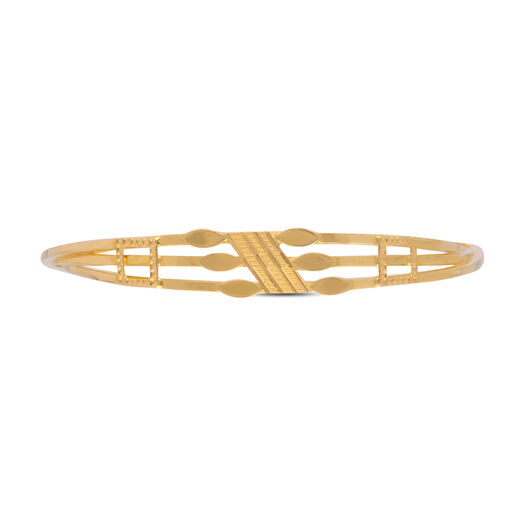 Gold Bangle Pair Bombay Patti design