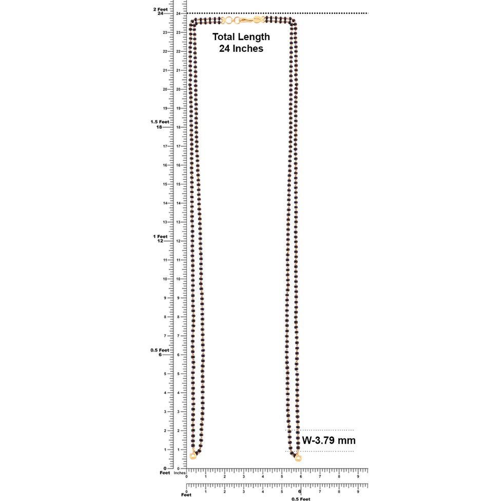 Plain Gold Chain with casting Motifs