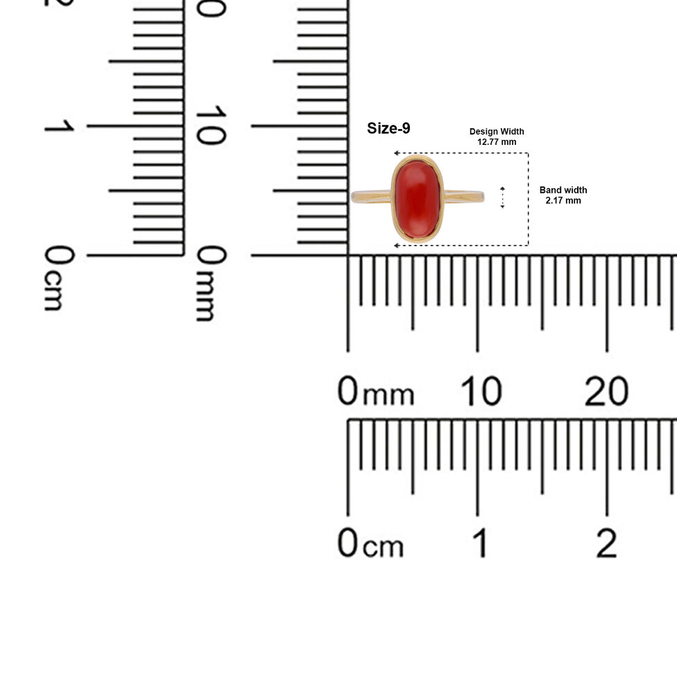 Plain Gold Ladies Ring in Casting