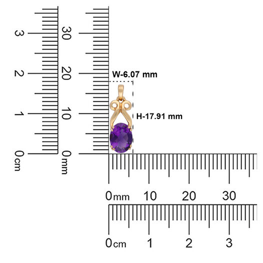 Plain Gold Pendant in casting