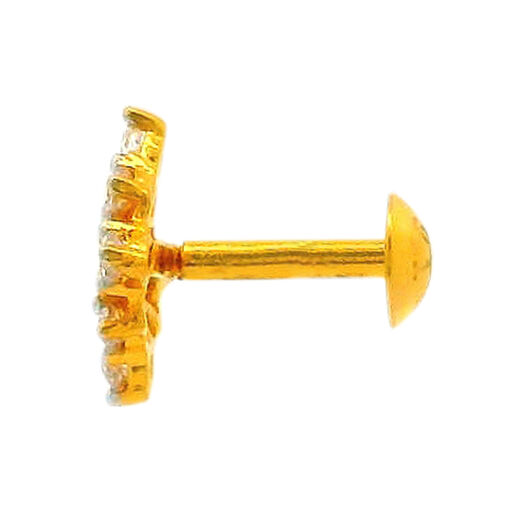 Nose Pin Filigree/Die/g. bead w/wo gems