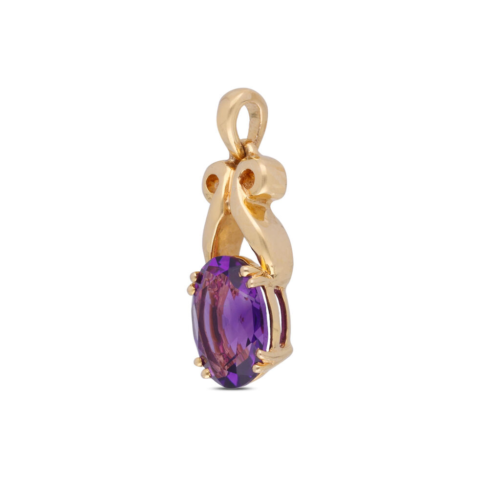 Plain Gold Pendant in casting