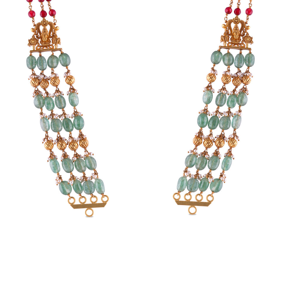 Plain Gold Extender Rings pattern chain