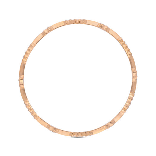 Diamond Bangles in Step Pattern