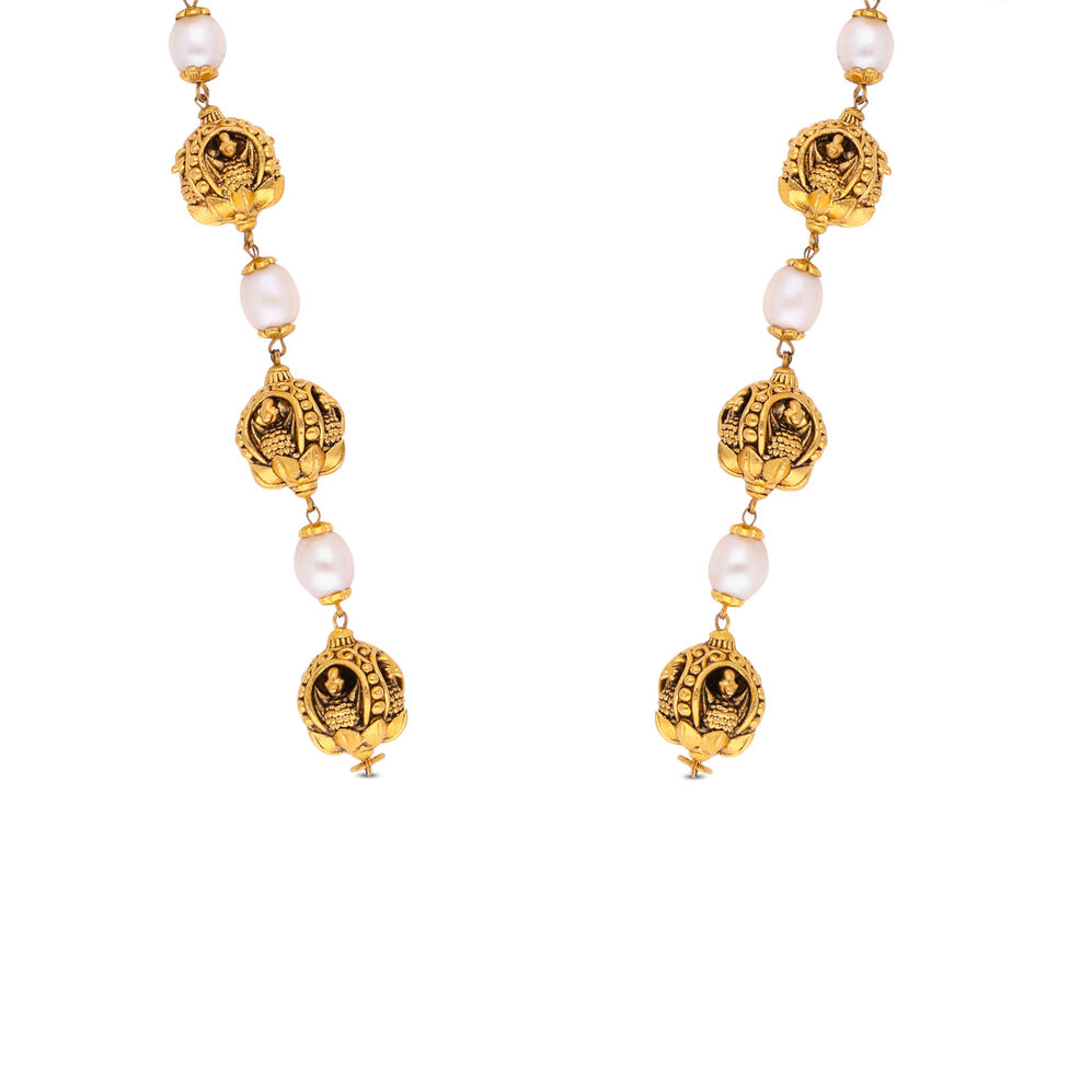 Plain Gold Extender Rings pattern chain