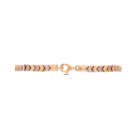 GoldBangle odd Set with Labgrown Diamond