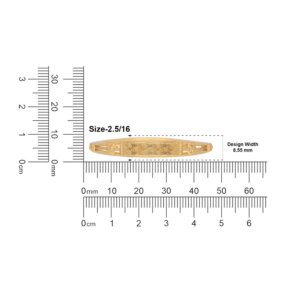 Gemset Bangle pair in Casting Design