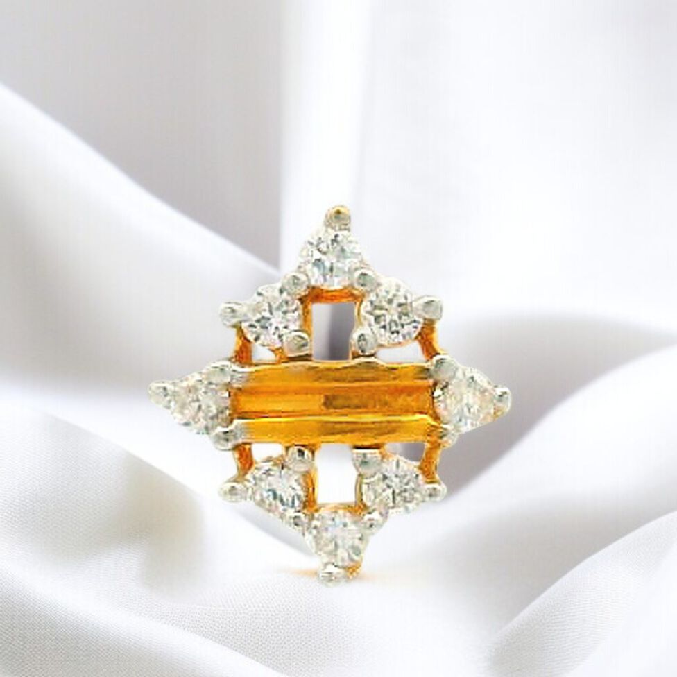 Nose Pin Filigree/Die/g. bead w/wo gems