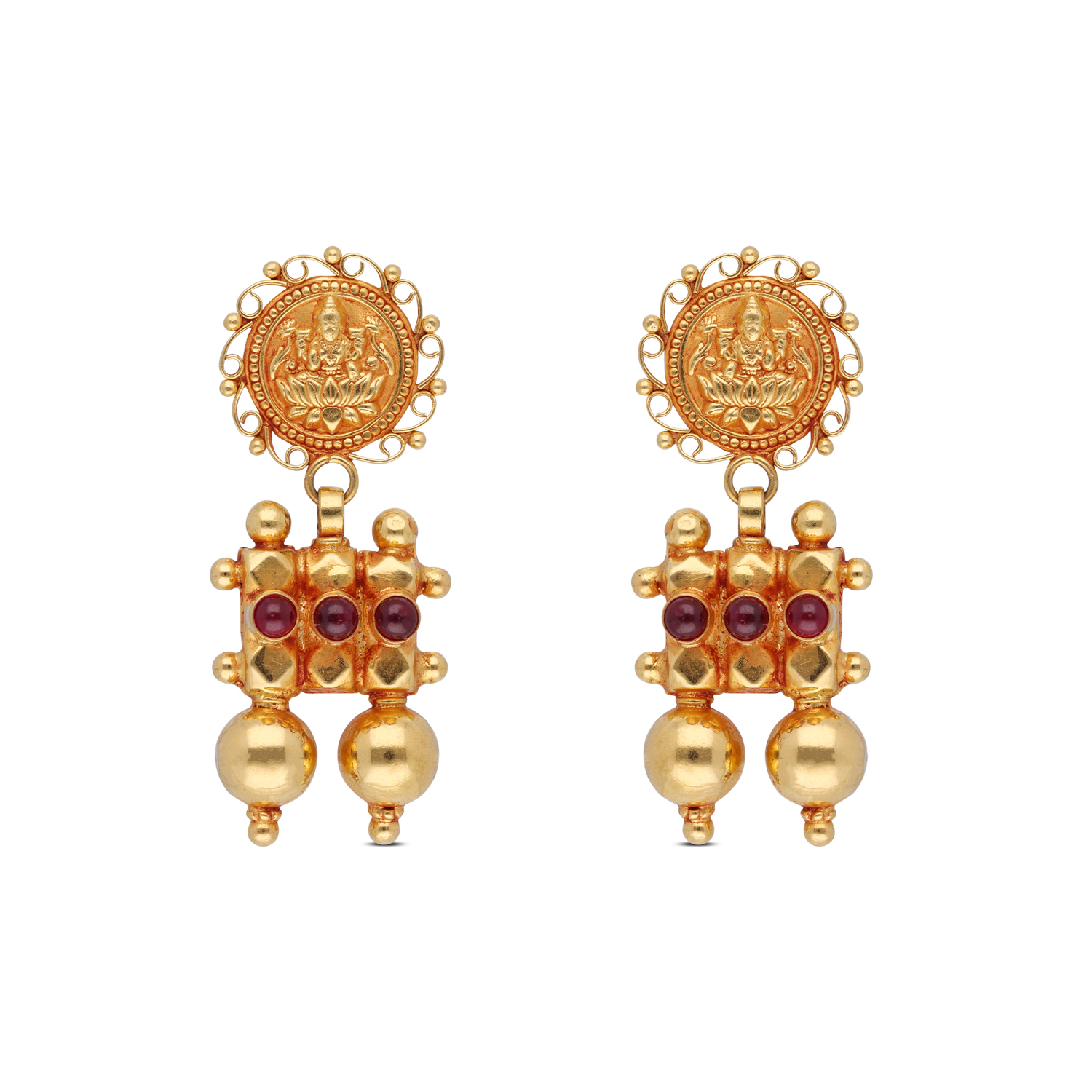 Plain Gold Eardrop Filigre/Die withMatil